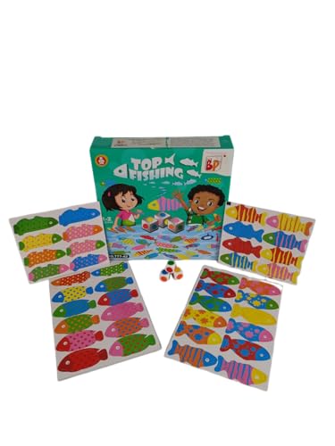BP JUGUETES Pesca Peces Colorido: Juego de Mesa Educativo y Divertido para Niños y Familias Fiestas y Reuniones, Regalo de Cumpleaños para Niños de 5 6 7 8 9 10 Años