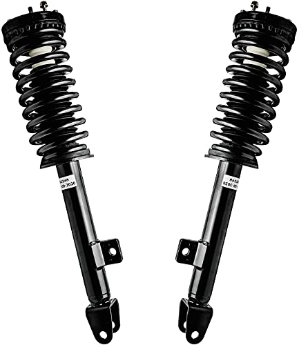 Image of Detroit Axle - 6pc RWD Front Struts Kit for 2005-2010 Chrysler 300 2006-2010 Dodge Charger 2005-2008 Magnum, Complete 2 Struts with Coil Spring 2 Front Sway Bars 2 Outer Tie Rods Replacement