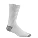 Davido Mens crew Socks made Italy 100%cotton 8 pair White/gray(9-11 white/gray)