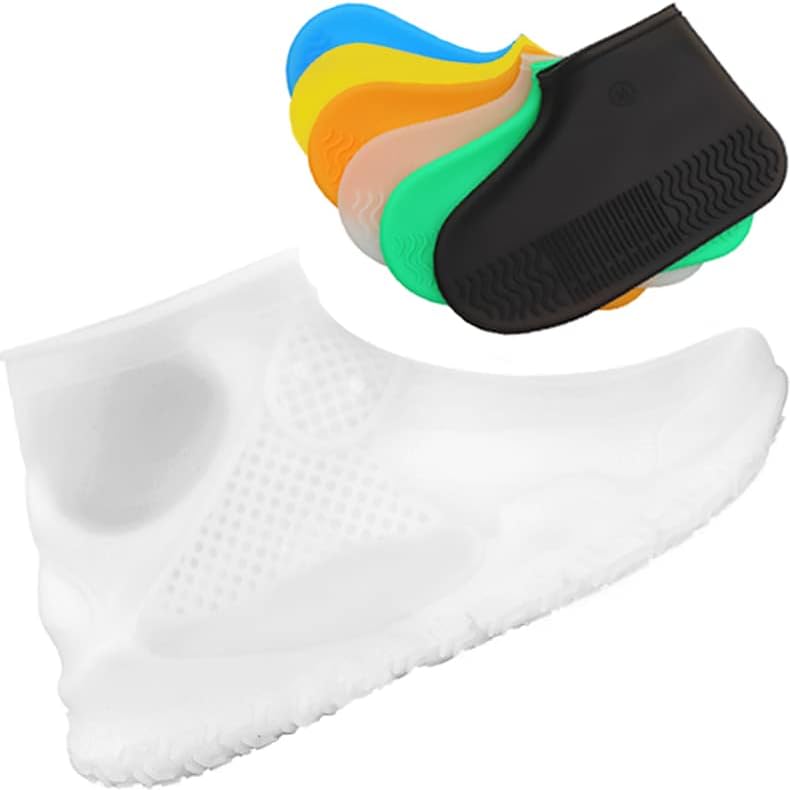 [FCpoipoi] シューズカバー レインシューズカバー 防水 靴カバー シリコン【雨 雪 泥除け 梅雨対策 軽量 強い弾性 耐摩耗繰り返し使用】通勤 通学 自転車 アウトドア登山 ワークマン 男女兼用