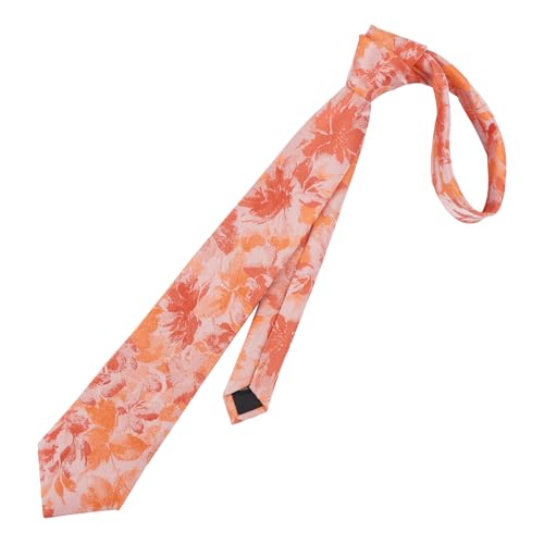 Image of Alizeal Mens 3.15inches Rose Pattern Necktie with Floral Handkerchief Set