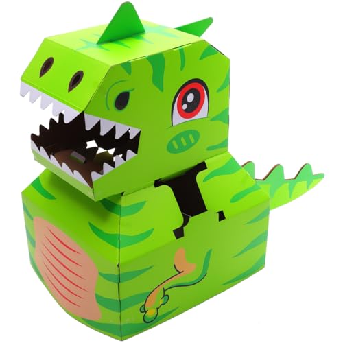 Imagen de Veemoon Caja de Cartón Dinosaurio Verde