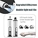 Ayland Silent Groom Pro Nail Grinder, 2025 New Nail Grinder for Dogs and Cats with LED Light & 3 Speeds, 2000mAh USB Rechargeable Dog Nail Trimmer for Thick Nails (1pc+2 Heads)