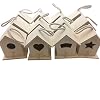 Oojami 12 Pack DIY Unfinished Wooden Birdhouses for Kids & Adults – Bulk Mini Bird House Craft Kit for Painting, Decorating & Hanging – Arts & Crafts Party Supplies, School, Camp, Classroom Activities #3