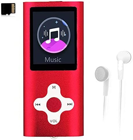 Mp3 Player,Music Player with a 16 GB Memory Card Portable Digital Music Player/Video/Voice Record/FM Radio/E-Book Reader/Photo Viewer/1.8 LCD