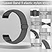 Relting 2 Pack Elastic Nylon Band Compatible with Huawei Band 10/9/8, Lightweight Breathable Sport Replacement WristBand for Men Women
