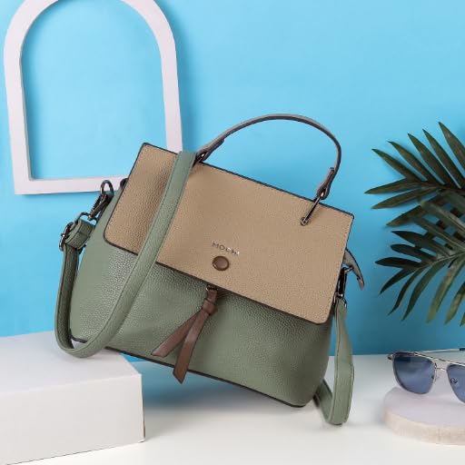Image of Mochi Women Stylish Two-Tone Casual Sling Bag