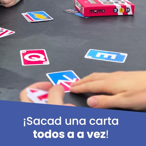 Momo - Juegos de Mesa de Palabras para Niños y Adultos - Divertido, Educativo y sin Pantallas - Regalo Original para Familia y Amigos - imagen 2