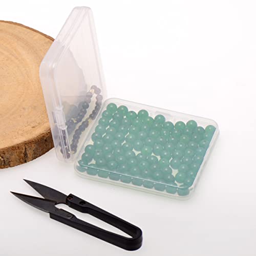 Image of Paialco 3.0 Inches Small Plastic Storage Boxes Flat Rectangle Containers, 6 PCS