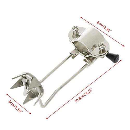 Ophjerg Stainless Steel Crampons Cleat Ice Gripper for Safer Walking in ice & Snow and Claw Crutch Hiking Climbing Tool