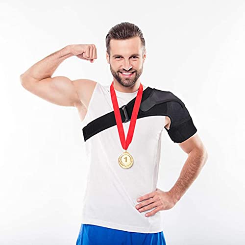 調節可能なショルダーブレース、男性と女性、ストラップスタビライザー、圧縮サポートラップベルト、滑液包炎、肩甲骨腱炎、筋肉の緩和、関節保護