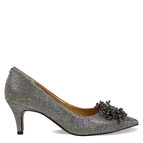 J. Renee Tacitha Pewter Dance Glitter 11 W (C)3