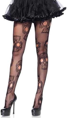 Leg Avenue Women's Skull Net Tights