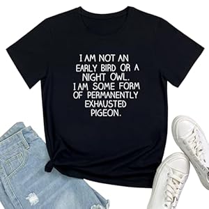 ROSEPARK Women I AM NOT Cute Graphic T-Shirts...