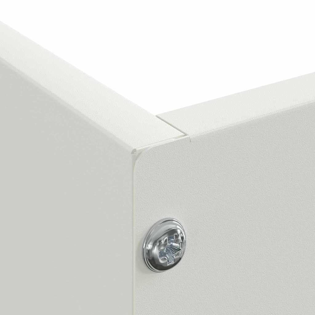 Lot de 6 bordures de gazon en acier 60 x 60 x 13 cm
