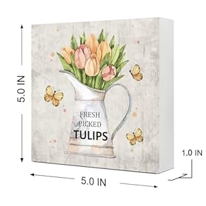 Farmhousespringwoodensignspringwoodsigndeskdecorrusticfreshpickedtulipswoodenboxsignspringdecorationsforhomefarmhouseshelftabledecor Urban Country Home Decor Farmhouse spring wooden signspring wood sign desk decorrustic fresh picked tulips wooden box signspring decorations for home farmhouse shelf table decor urban country home decor