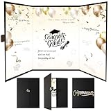 Graduation Guest Book Signature Book Graduation Book to Sign Gift for College High School Graduates, Congrats Grad Guest Book Graduation Party Decorations Supplies Signing Card Board - You Did it /02
