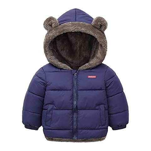 Naiyafly Kids Winter Coat with Hood Cover