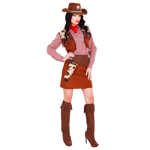 W WIDMANN MILANO Party Fashion - Disfraces Vaquera, Western, Rodeo Chica, Ranger, Disfraces de Carnaval