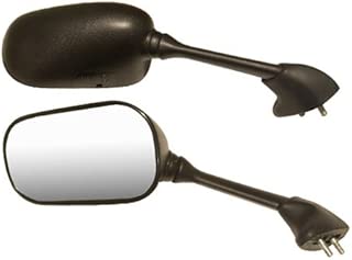 EMGO OEM Replacement Mirror for Yamaha YZF R1 04-06 Left Side Black (20-80542) - coolthings.us