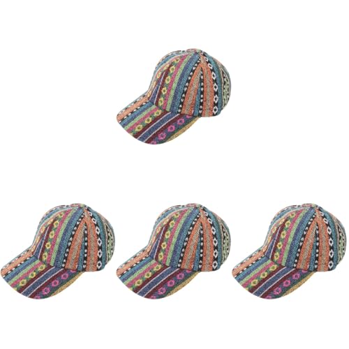 Casquette de baseball en coton pour femmes avec visière pare-soleil réglable