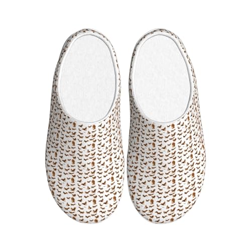 Chaussons lavables écureuil avec semelle TPR intérieur extérieur