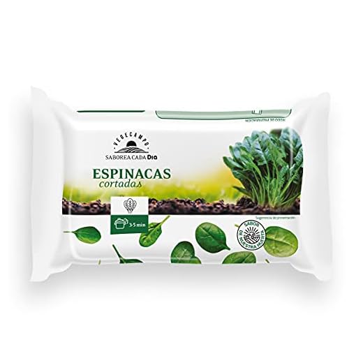 DIA VEGECAMPO espinacas cortadas bolsa 450 gr
