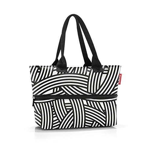 Reisenthel Shopper e1 Zebra, Schwarz Weiß, S Cover