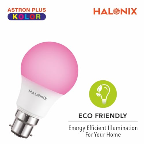 Image of HALONIX LED BULB ASTRON PLUS 9W B22 PINK PACK 2