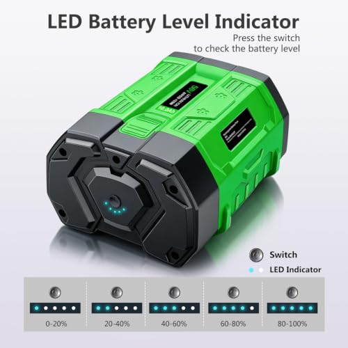Image of FSKE 56V 10.0Ah Battery Replacement for EGO Battery