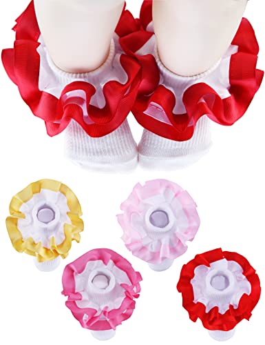 Image of PrinceSasa Little Baby Girl Princess Lace Ruffles Socks Set