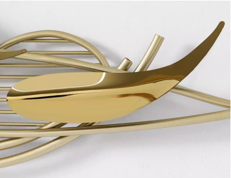 AZHKJKZH Decoración Pared Decoración De Pared Metal, Escultura Artística Pez Línea Abstracta, Piscina Para Baño Y Sala Estar Adornos Hogar