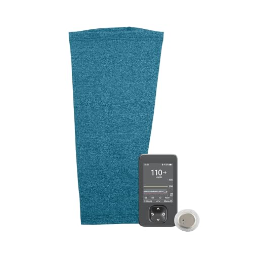 Image of Spoonie Threads TEAL Unisex Ultra Support Sleeve 2-Pack, PICC Line Cover, Continuous Glucose, Insulin Monitoring, Infusion, Soft and Sweat-Wicking Arm Band SMALL