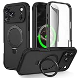 Protezione Integrata per lo Schermo : Custodia iPhone 17 Pro Max con pellicola protettiva pre-installata. Protegge il tuo schermo dai graffi senza compromettere la sensibilità al tocco. La trasparenza rivela la bellezza originale del tuo telefono