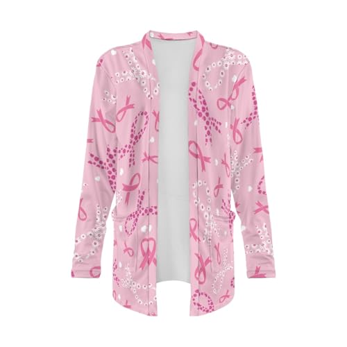 Image of Cardigan Sweaters for Women Long Sleeve Cardigan Soft Drape Open Front Fall Dusters V-Neck Jackets Dressy Loose Coat