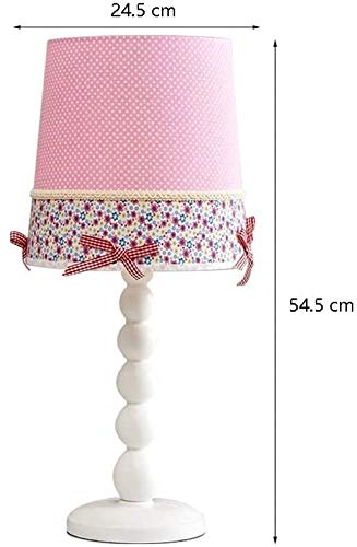 Lampe de table créative Bow Girl décoration bureau rose