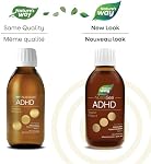 Nature's Way NutraSea ADHD Omega-3 Ciblé, Pour enfants de 5 ans et plus, 940 mg d'EPA + DHA, 80 mg de GLA, 500 UI Vitamine D3, 200 ml Liquide
