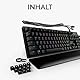 Logitech G513 mechanische Gaming-Tastatur, GX Brown Taktile Switches, RGB-Beleuchtung, USB-Durchschleife, Handballenauflage mit Memory Foam, Aluminium-Gehäuse, Deutsches QWERTZ-Layout - Carbon/Schwarz