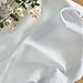 HLC.ME 2 Piece Semi Sheer Voile Drapery Window Curtain Grommet Panels for Bedroom (54