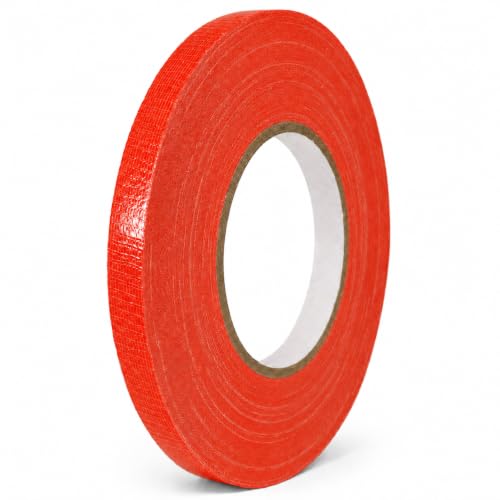 Image of GGR Supplies CDT-36 Industrial Grade Cloth Duct Tape, Red 1 /2 Inch x 60 Yards, Waterproof UV Resistant Heavy Duty, Clean Removal with No Sticky Residue for Repairs, Packaging, and Bundling