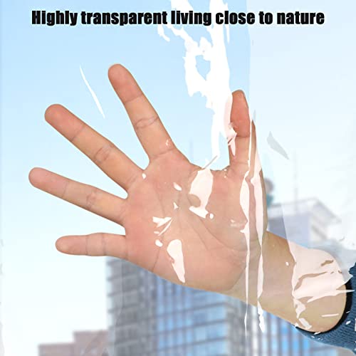 Fenster Isolierfolie Thermo Cover Fenster Transparent Isolierung Zur Wärmedämmung an Fenstern, Fensterisolierung für Innenräume, Thermofolie Fenster Gegen Kälte, Inklusive Klebeband (130 * 150cm)