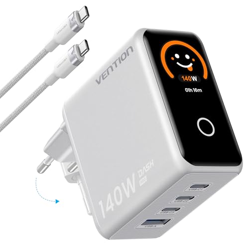 Chargeur USB C 140W multi-ports universel rapide pour ordinateur MacBook Pro et smartphone