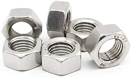 M8 Hex Nut, Zinc Plated Quantity - 100 Pcs