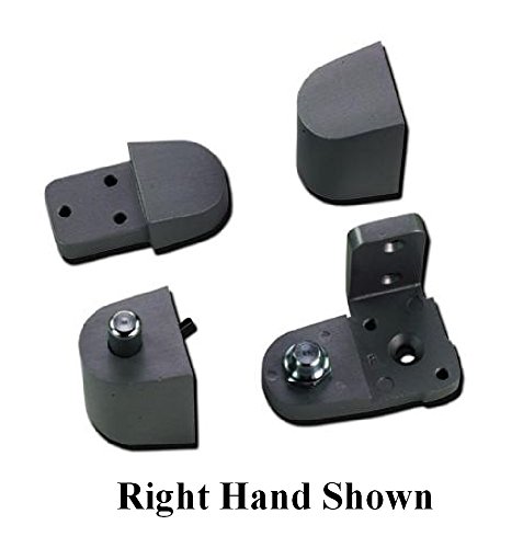 Pittco/Ppg Style Aluminum Storefront Door Pivot Hinge Set In Duronotic - Choose Handing (Right Hand) #TOP2