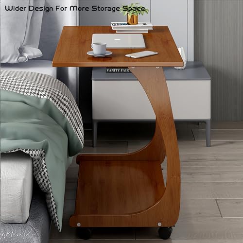 Mesa de cama con ruedas para trabajar cómodamente desde el sofá 5