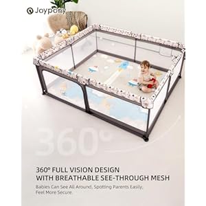 5 in 1 Baby Playpen with a Mat, 71"x59" Large PlayPen for Babies and Toddlers, Outdoor Baby Play Yard for Baby Activity Center, Sturdy Safety Baby Fence with Breathable Mesh and Anti-Slip Base 5 in 1 Baby Playpen with a Mat 71×59 Large PlayPen for Babies and Toddlers Outdoor Baby Play Yard for Baby Activity Center Sturdy Safety Baby Fence with Breathable Mesh and Anti Slip Base