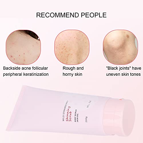 Body Scrub Crème, 200g Body Scrub Diepe Reiniging Whitening Body Acid Exfoliërende Gladdere Huid Exfoliator - Image 4