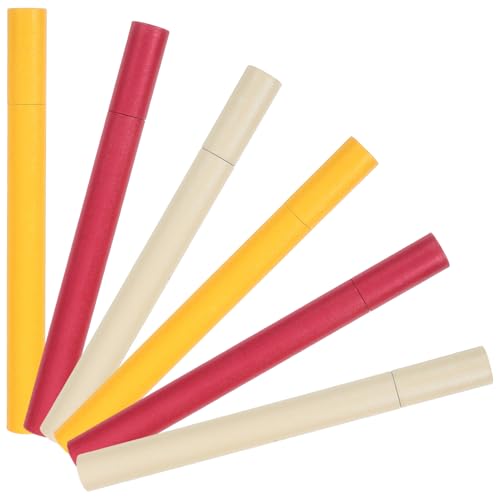 ANDRESLAD 6個線香筒 お香立て収納 容器収納 キャップ付き 線香ホルダー メディテーション リラクゼーション用 自宅用インテリア