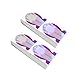ZBX 200 Pcs Laser Purple Color Nail Forms Sticker, Thick Nail Art Tips Extension Forms, Nail Extension Tips for Beauty and Salon Nail Art Accessories