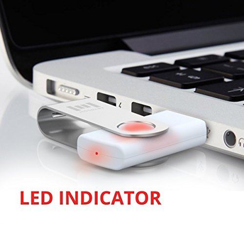 5 X Mosdart 8Gb Usb 2.0 Flash Drive Swivel Thumb Drives Bulk Jump Drive Zip Drive Jump Drive Memory Stick With Led Indicator,Black/Blue/Red/White/Green(8Gb,5Pack Mix Color) #TOP5